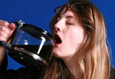 Drink niet teveel koffie!